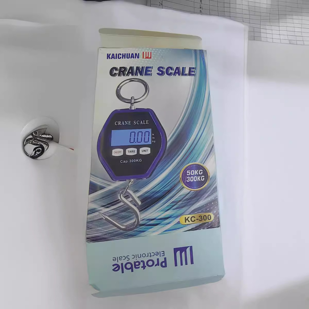 2024 nueva escala de mano 300kg escala electrónica gancho escala exportación