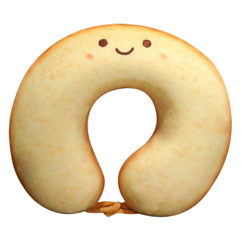 Нарезанная Подушка для стула с эффектом памяти Съемный и моющийся напольный коврик Мультяшный хлеб с логотипом Офисная набедренная подушка