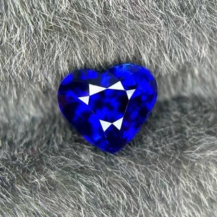 Natural Sri Lanka No Burned Royal Blue Sapphire Bare Stone Face Attached with International Certificate to Support Re-inspection and Inlay