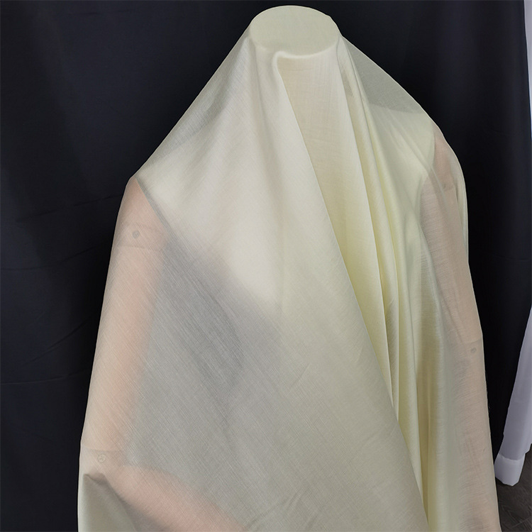 10D天丝棉柔软 素色雪纺衬衫布 春夏薄款涤纶家居服 童装面料