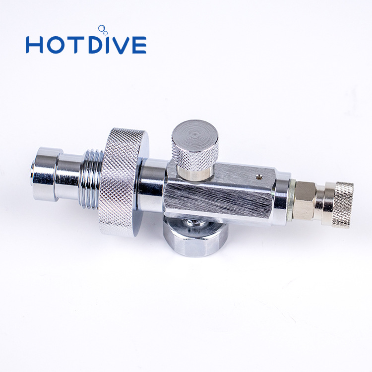 HOTDIVE DIN Adaptor TANK Quiick refiller G5/8