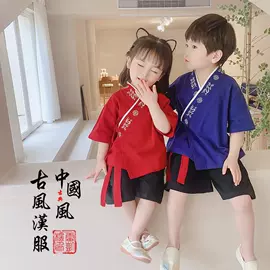 童汉服;儿童表演服;童套装