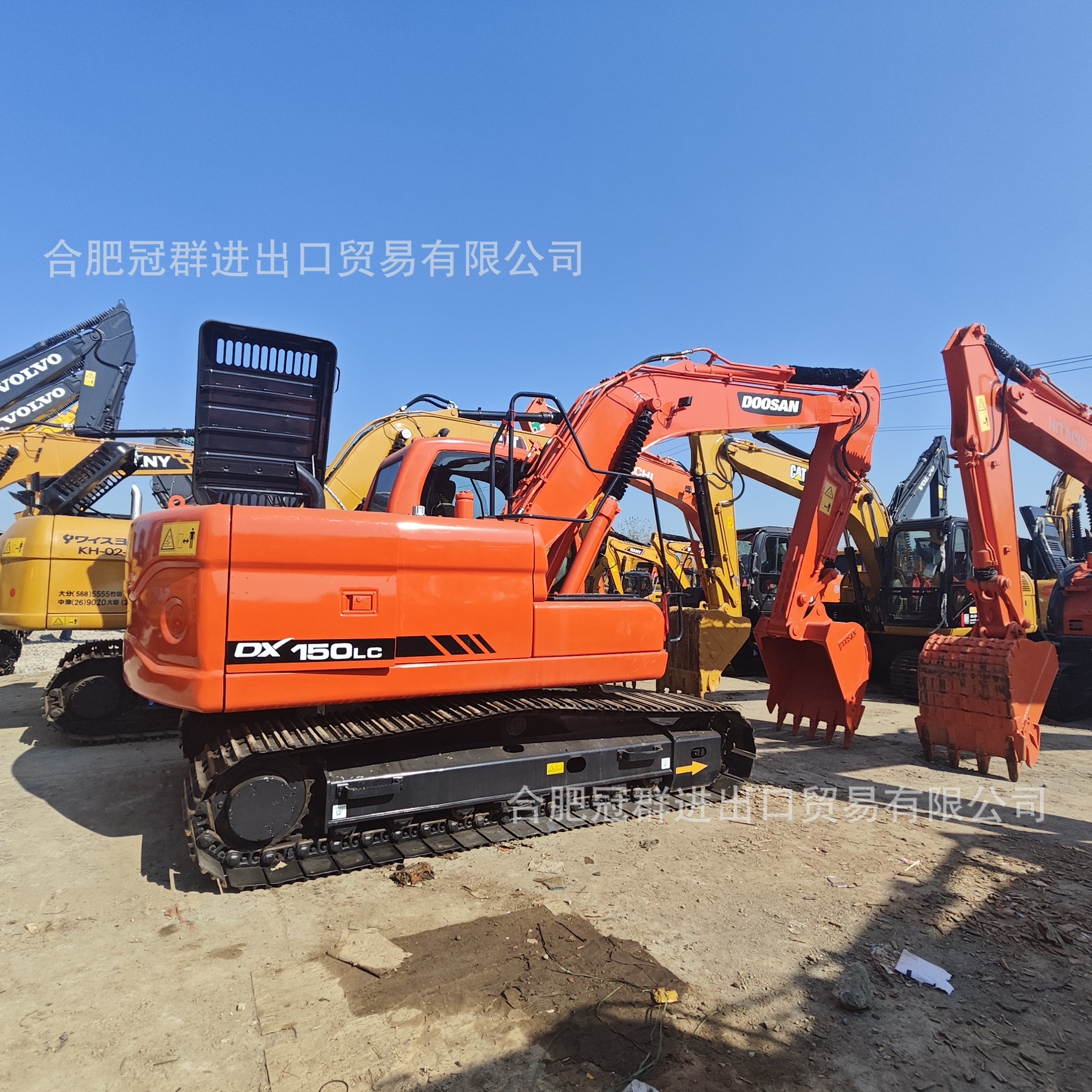 Excavadora DX150 225 220 suministro directo transfronterizo adquisición de comercio exterior Carter Hitachi Volvo