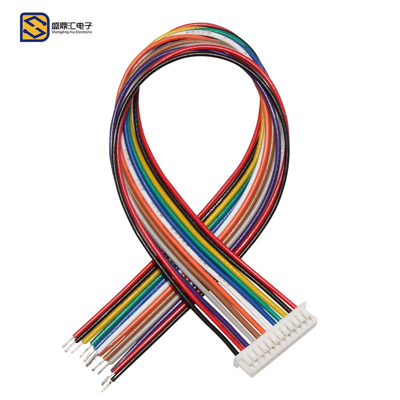 1,25mm separación de línea terminal 1,25mm 28awg línea de conexión de alambre electrónico de Color 2P-12P