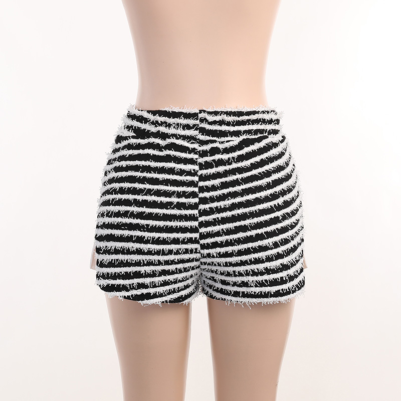 YY22342 Knitted striped sexy slim-fit pants for women, European and American spring fashion high-waisted and hip-lifting casual pants for hot girls pic 77