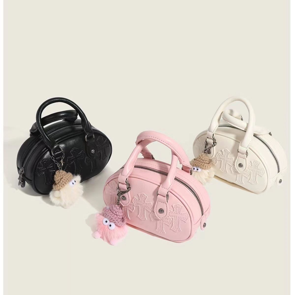 Bowling nicho bolso mini bolso 2023 nuevo crossbody pequeño bolso femenino dopamina bolso de hombro de gama alta