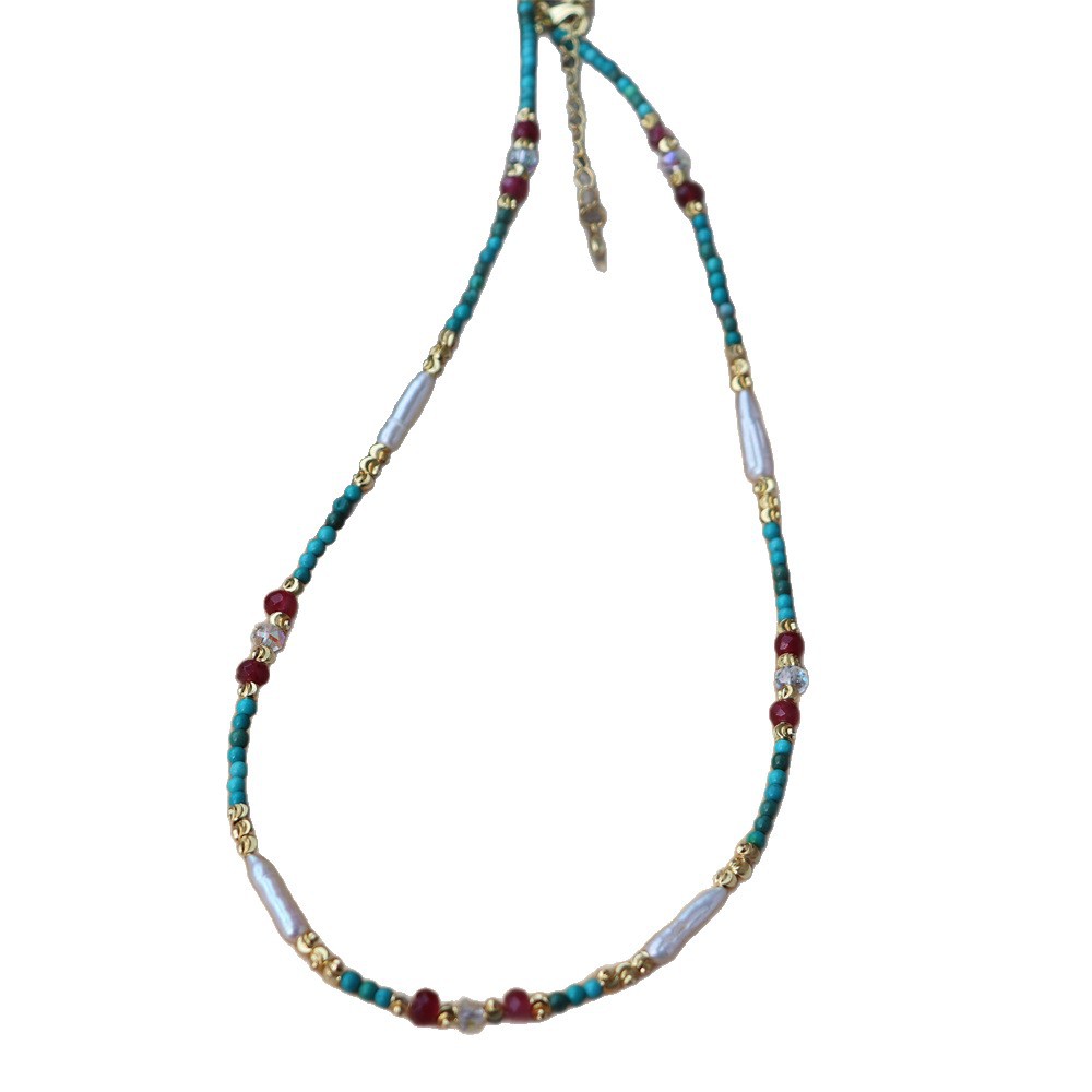 Girocollo con perle barocche placcato oro design vintage elegante_voghion.com