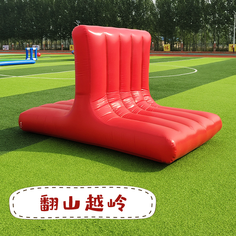 Set inflable de obstáculos deportivos para actividades familiares al aire libre