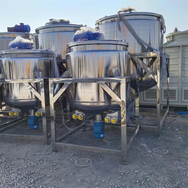 供应二手电加热乳化罐 均值乳化机 二手1000升2000升化妆品乳化机