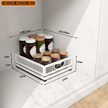 MJ4330CM浅款厨房下水槽置物架抽拉式滑轨橱柜内分层拉篮极矮短杂
