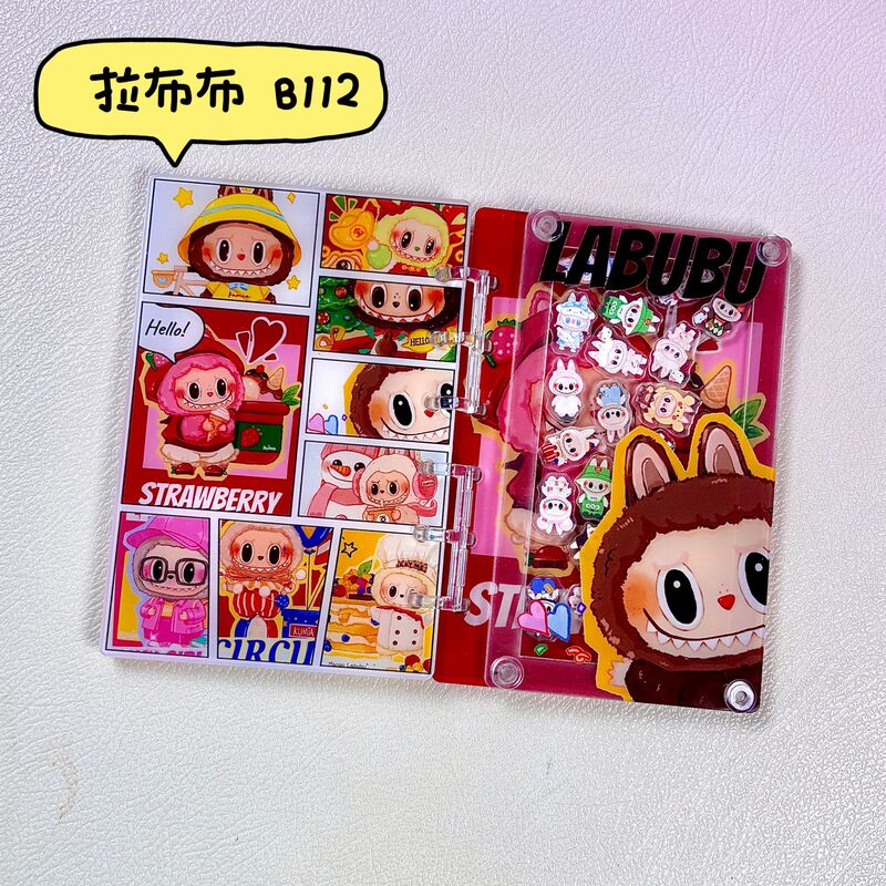 日本の漫画 A7 ルーズリーフノートブックかわいいガーリーハート高価値アニメ学生アクリル|undefined
