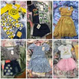 patpat kid set童装套装外贸品牌可爱风杂款库存批发patpat套装
