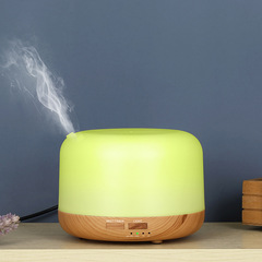 Unbranded Ultrasonic Aromatherapy Diffuser Wood Texture Home Use Silent Wood Texture Humidifier Cross-border Manufacturer