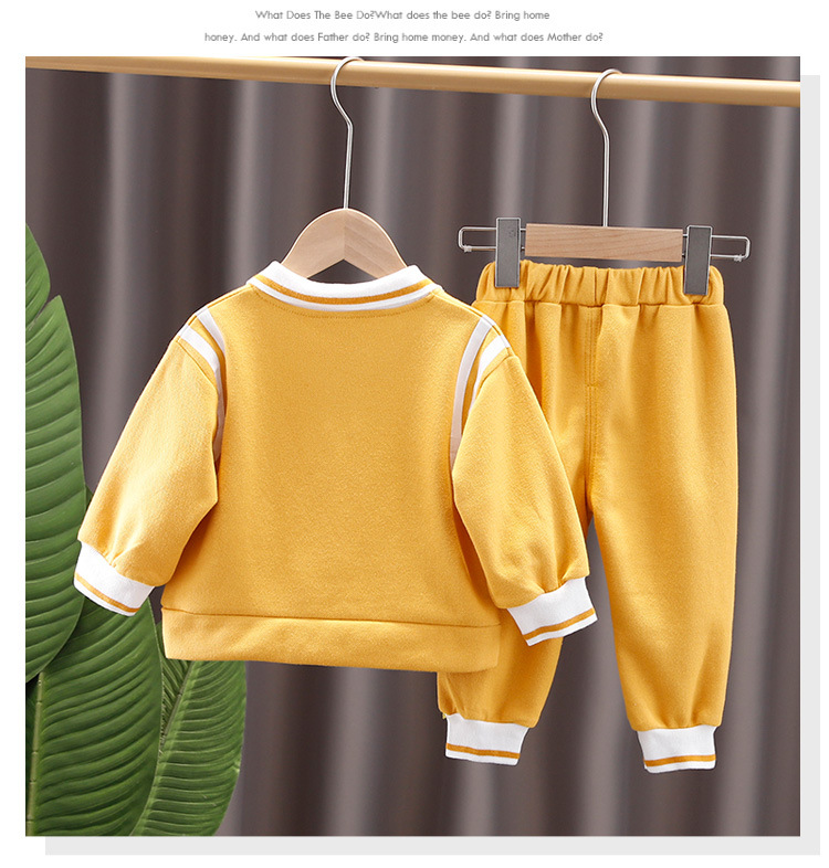 Two piece set of trendy lapel hoodies for young and medium-sized children, 2021 early autumn new handsome_voghion.com