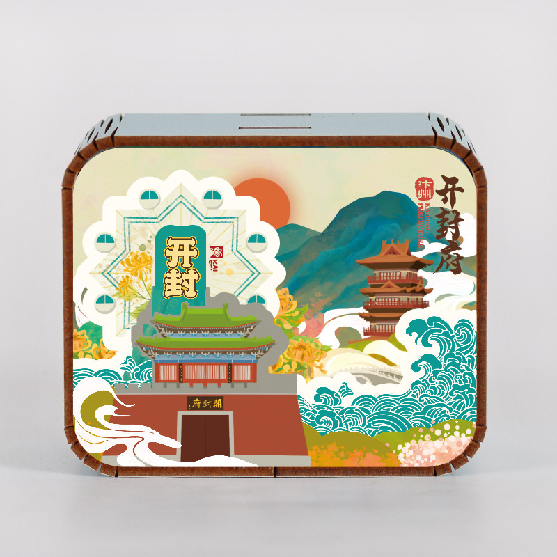 オリジナルアモイ重慶南京西安都市動態オルゴールオルゴールオルゴール観光記念品|undefined