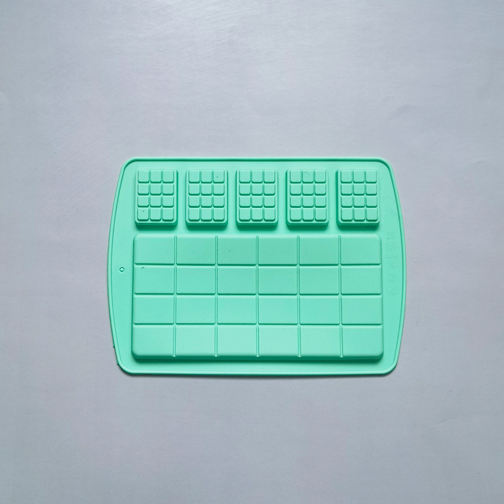 Tamaño waffle chocolate 366 pastel molde de silicona gelatina molde de torta pan herramientas de horneado