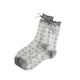 Summer Korean Style Polka Dot Silk Stockings Women's Card Transparent Sweet Ultra-thin Bow Glass Silk Socks Sandals Socks Girly Style