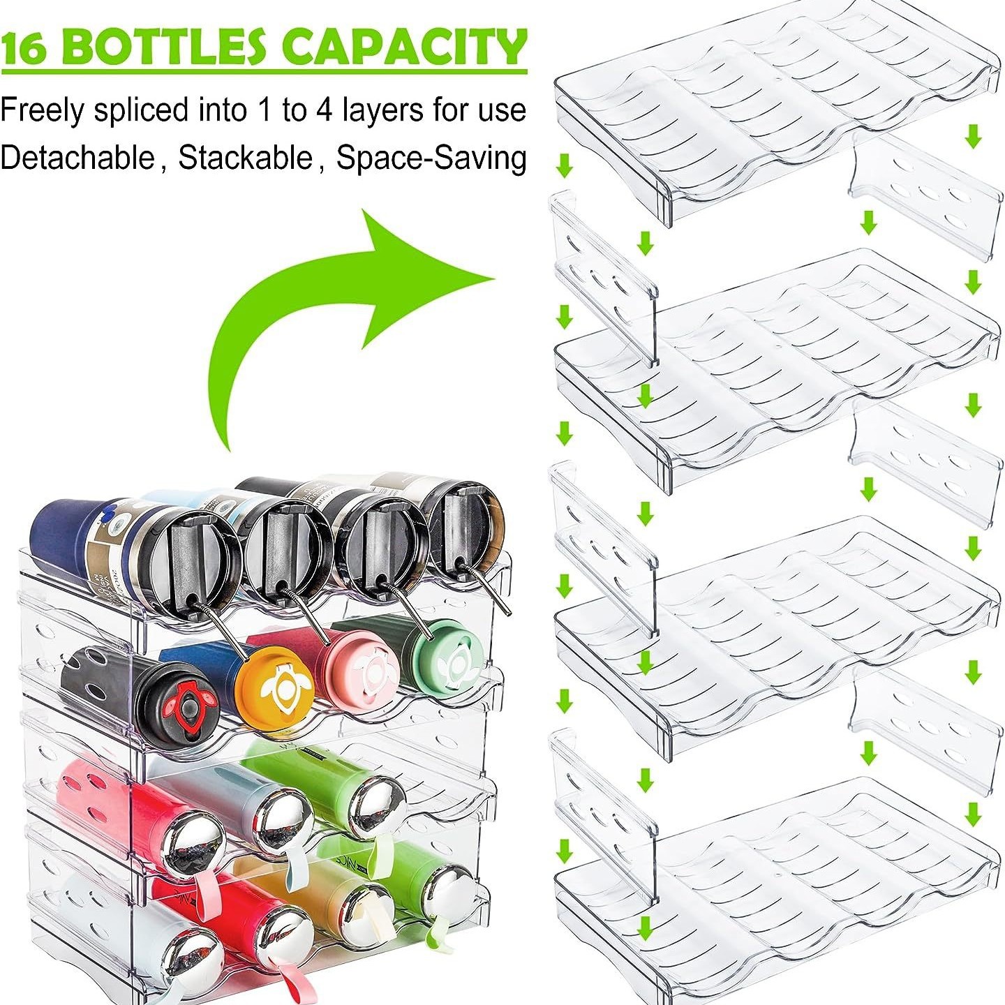 Nueva botella de agua estante de almacenamiento transfronterizo amazonas botella de bebidas estante de exhibición de vino extraíble taza de aislamiento titular