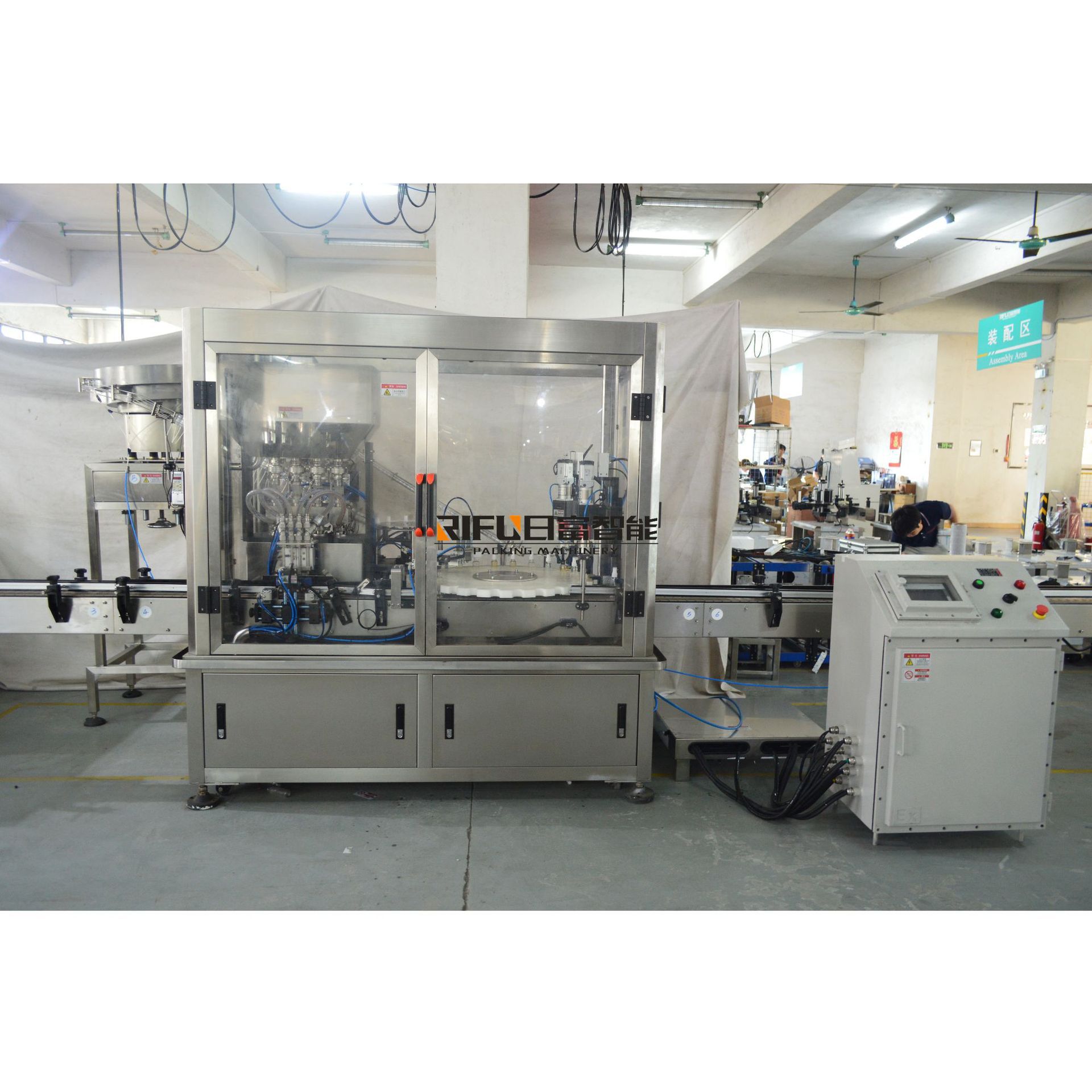 自动灌装旋盖一体机 酒精眼药水自动化线 防爆线 广州