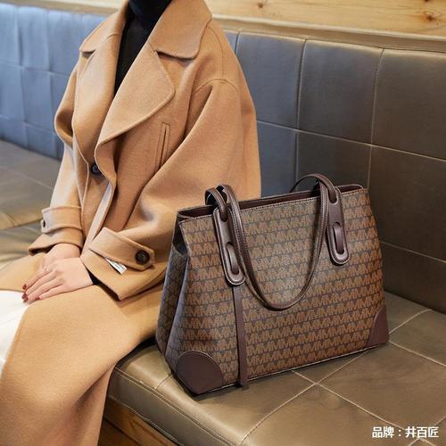 New trendy casual versatile popular tote bag stylish simple women's handbag large capacity shoulder bag