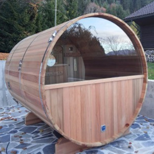 Panoramic bucket sauna wooden cheap sauna bucket for sale