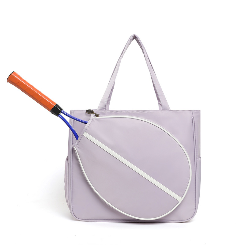 Bolsa de tenis de gran capacidad al aire libre bolsa de pelota de alto valor de cara mujer hombro de un solo hombro bolsa de bádminton