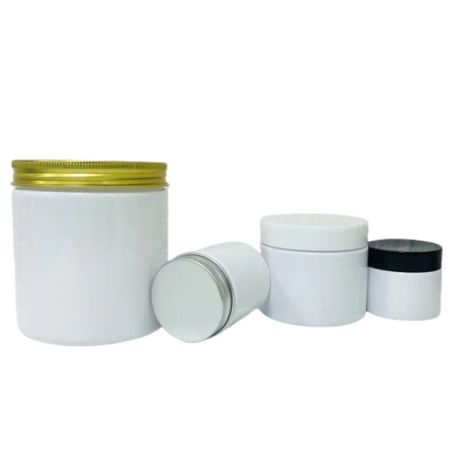PET white wide-mouth jar 30g 50g 500g cream jar eye cream hair mask container plastic refill bottle