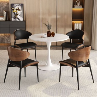 Light luxury slate negotiation table and chair combination, commercial reception table and chair, retro restaurant milk tea shop cafe table and chair