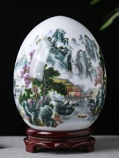 Jingdezhen Ceramic Vase Home Decorations Ornaments Dried Flowers Flower Arrange New Chinese Style Living Room TV Cabinet Craft