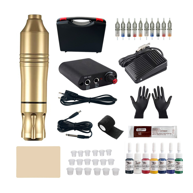 Tatuaje pluma traje línea de corte niebla práctica herramienta motor integrado tatuaje máquina belleza tatuaje bordado equipo al por mayor