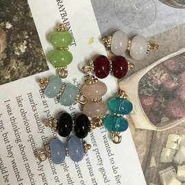 旗袍装饰扣纽扣8*10mm串多色中国风旗袍新中式服装扣子高端扣