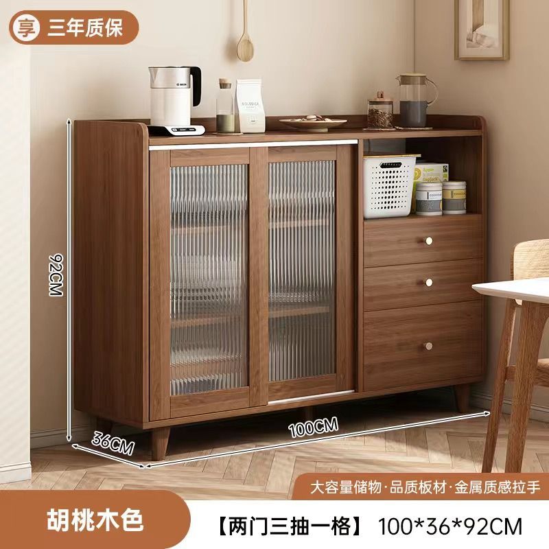 Gabinete de comedor japonés contra la pared de madera sólida sala de estar armario de té cocina armario de almacenamiento armario de cocina armario de almacenamiento armario de almacenamiento