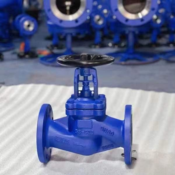 德标波纹管截止阀 高温硬密封截止阀 手动或气动法兰截止阀