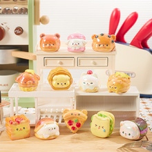 周边潮玩烘焙厨房树脂盲袋食玩 树脂手办电镀大萌粒儿童玩具摆件