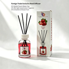 跨境水果花香无火香薰家用室内厕所持久扩香ReedDiffuser藤条香薰