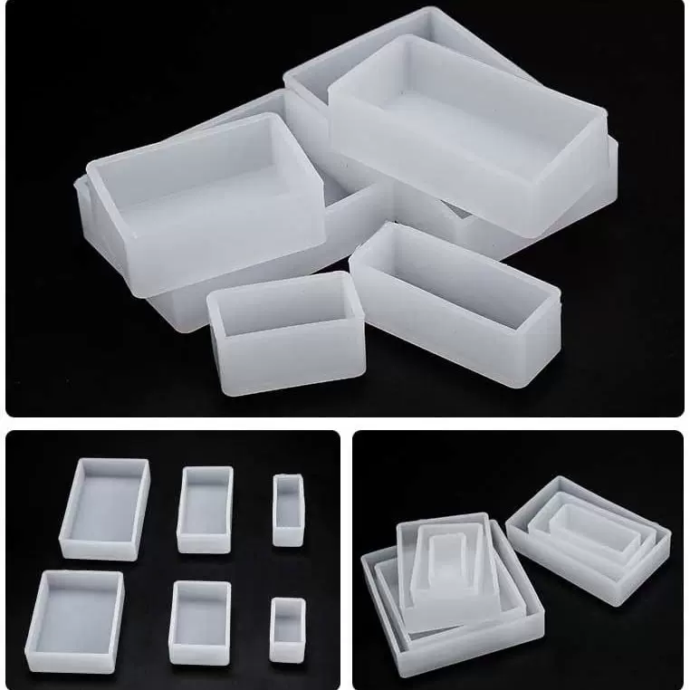 diy长方体硅胶模具 高镜面易脱模长方体饰品标本磨具水晶滴胶模具