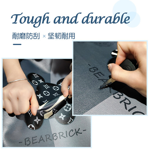 Refrigerator lid pad top dustproof mat imitation leather bedside table tablecloth waterproof sun protection drum washing machine cover cloth