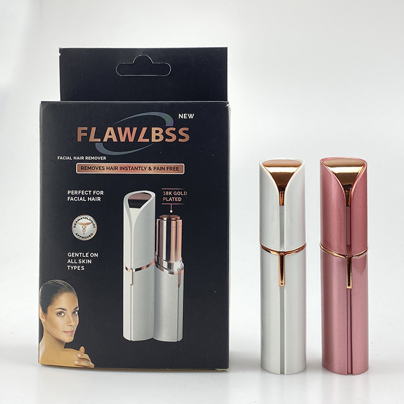 Lipstick for face, hair removal