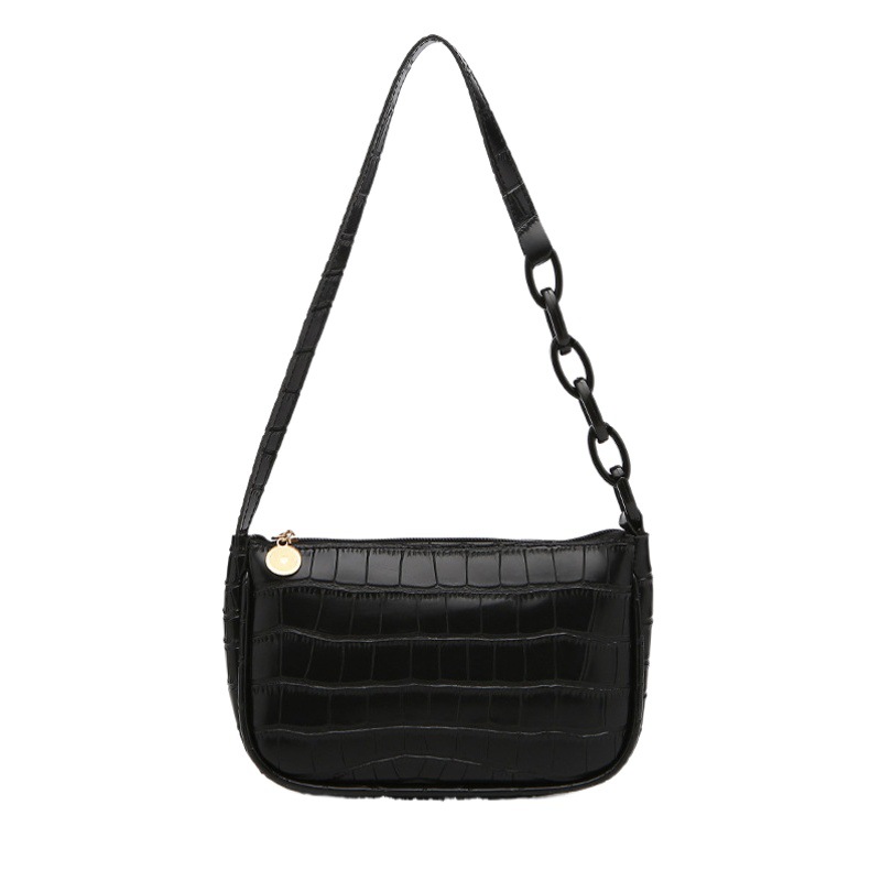HOBO bolsa de las axilas 2021 bolsos de las señoras bolso de las axilas patrón de cocodrilo bolso de hombro de las mujeres rojas de moda
