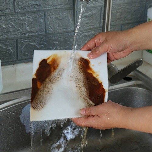 High-density nano sponge sheet magic eraser cleaning and decontamination magic kitchen teacup dishwashing sponge magic wipe wholesale