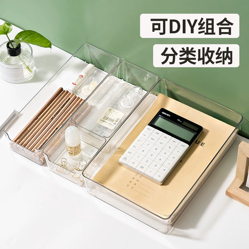 Ящик для хранения офисного стола, перегородка типа ящика для канцелярских принадлежностей и книг, пластиковая прозрачная перегородка, артефакт