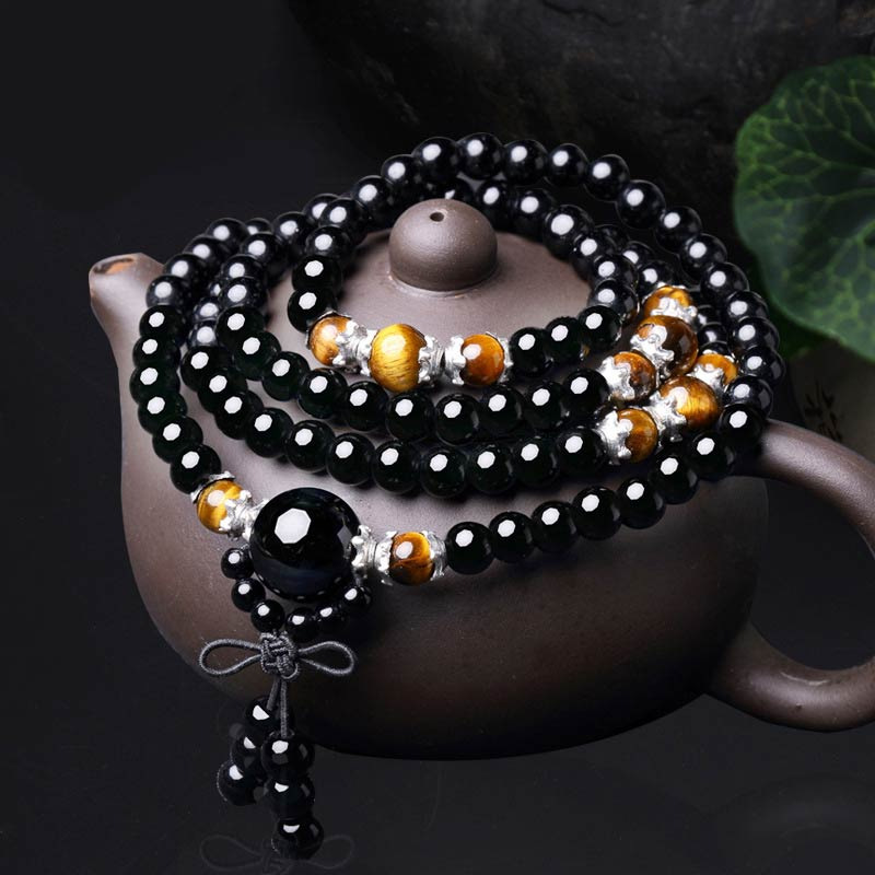 Glass, 8mm, 108 beads