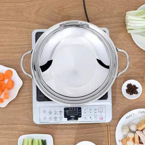 Alcohol stove suitable for shallow dry pan bars, cast iron pots, restaurants, stainless steel soup pots, double-handled commercial flat-bottomed hot pots