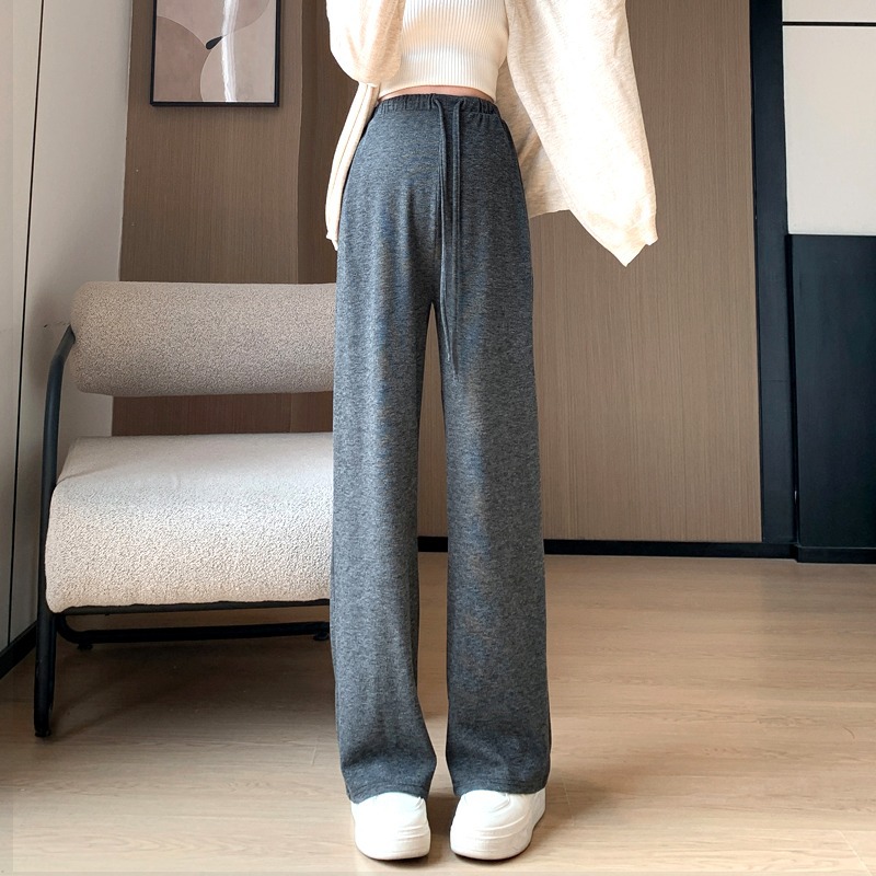 Calças de maternidade perna larga para gestantes primavera verão_voghion.com