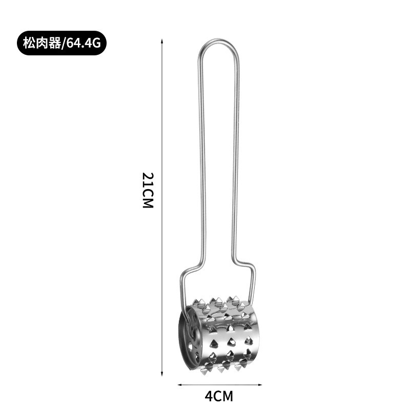 ステンレス鋼の柔らかい肉器の台所のローラーのステーキのカツの松肉器の家庭のアイデアの台所の柔らかい肉の小道具|undefined