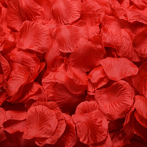 1000 pieces of non-woven fabric simulated rose petals, romantic wedding, Valentine's Day confession, birthday decoration and proposal