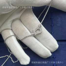 费雷德925银Force 10系列中号满钻项链工厂直销