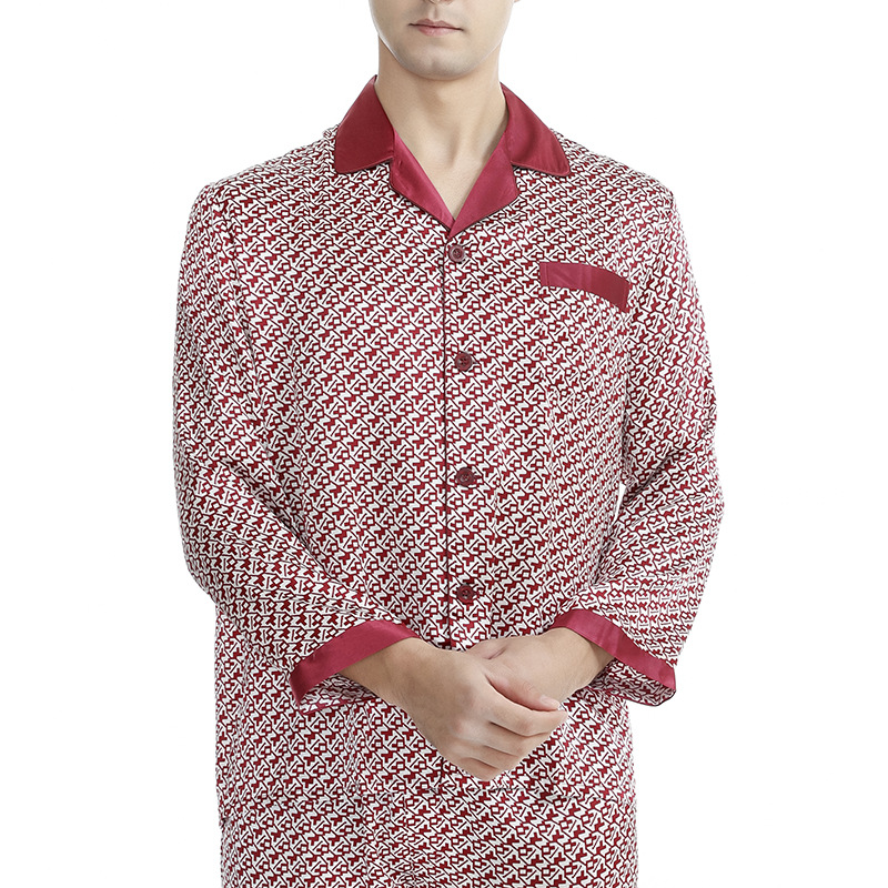 Men's silk pijama for mother's day