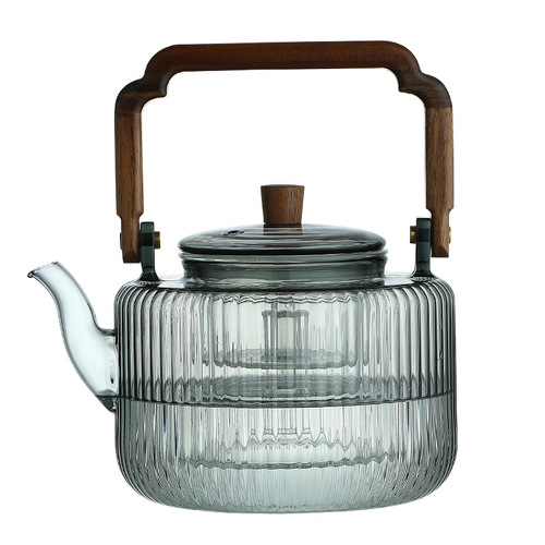 Cooking teapots around the stove, steaming teapots, electric ceramic stoves can be used for high-temperature-resistant flower teapots, household kettles, thickened handle kettles