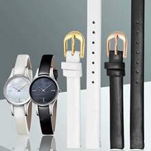 适配CK真皮手表带K43231/43232/43235/43236专用弧口表链女士10mm